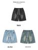 Plus Size Retro Men's Denim Shorts - Summer 2026 Edition