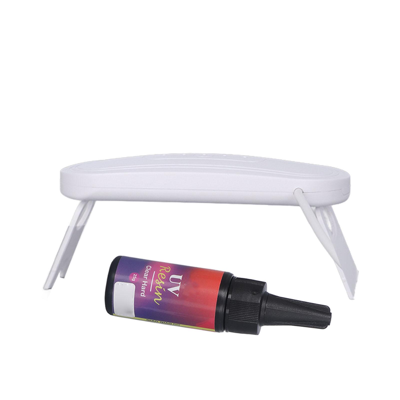 

Комплект УФ-смолы, лампа для отверждения, 25 г, набор УФ-клея для изготовления ювелирных изделий, чехлов для телефонов, ручная работа для самостоятельного изготовления