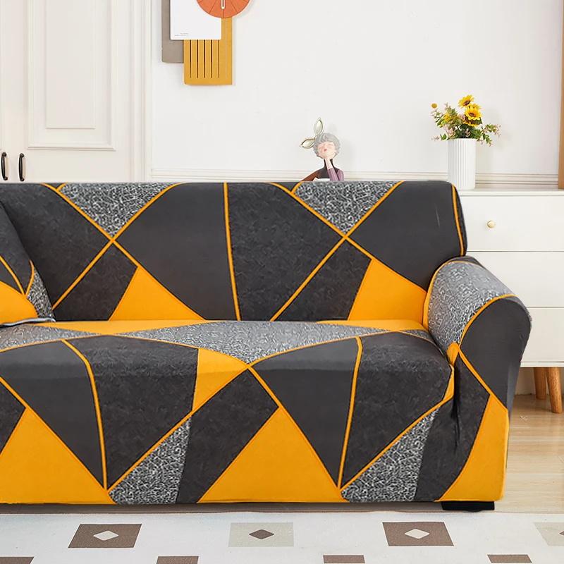 Stretch Couch Cover Non-Slip Sofa Covers For Living Room Sectional Sofa Slipcovers Furniture Protector For Kids Pets Washable