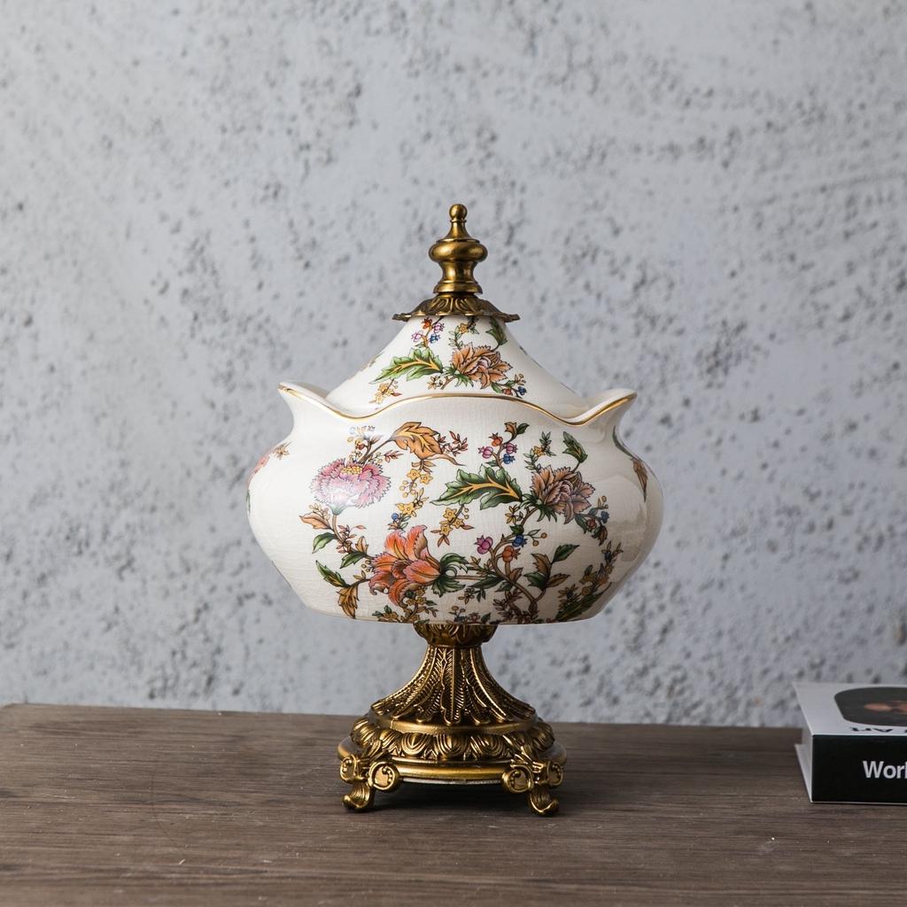 American Retro Ceramic Storage Jar Crafts, European General Jar Ornaments