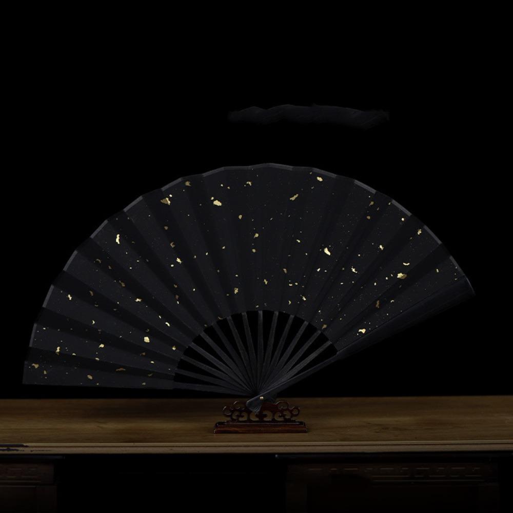 Handwritten Calligraphy Bamboo Folding Fan Antique Style Hand Fan Dance Fan  Calligraphy Painting