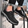 Men's Thick-soled Leather Shoes Men's Outdoor Leisure Hiking Shoes Sports Shoes