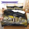 Newcastle United Patronen Beddengoed Set Dekbedovertrek Kussensloop Woondecoratie Cadeau (1 dekbedovertrek + 2 kussenslopen, zonder binnenkussen)