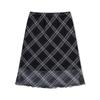 Moa Mesh Mood Skirt (Midnight Plaid)