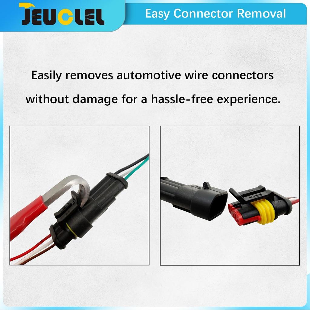 Automotive Electrical Terminal Connector Separator Removal Tool Remover, Electrical Connector Separator Tool Universal for Most Vehicles