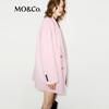 MO&Co. Merino Wool & Camel Blend Oversized Mid-Length Coat