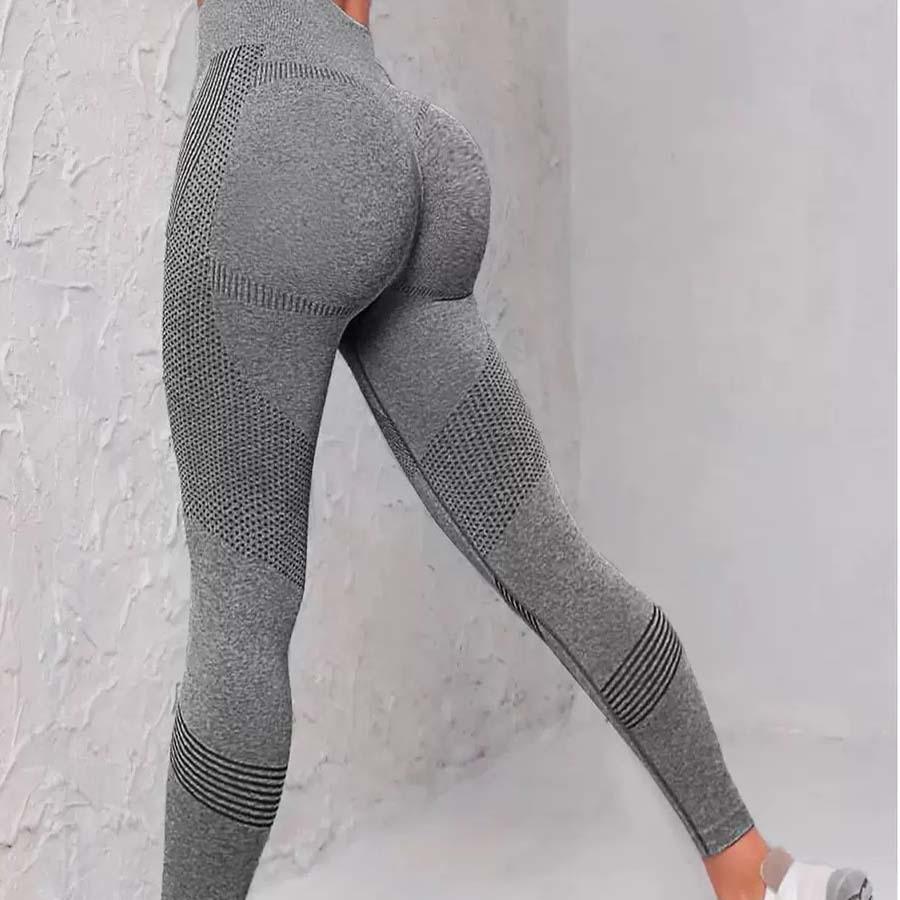 Polka Dot High-Waist Butt-Lifting Yoga Pants - Women's Cropped Fitness Leggings