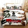 Top Baki Hanma Beding Set Single Twin Printed Bed Linen Set With Pilowcase Bed Soft Duvet Cover Soft Single Double Quen Super King-Sized Dimensionsd