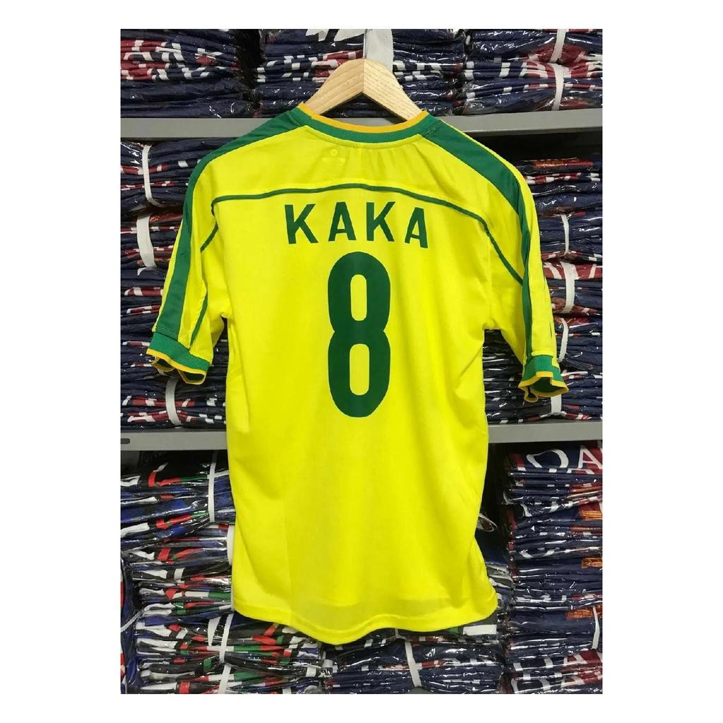 Brazil National Team 98 World Cup Kaka Leite Nostalgia Jersey