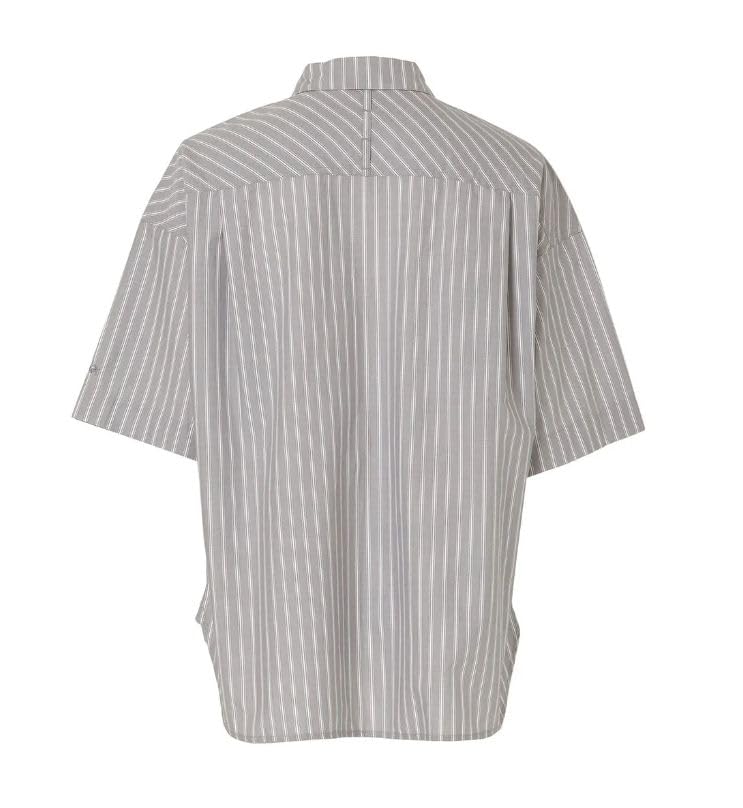 NANGA Spring Stripe Shirt WM Size GRY (Women's)
