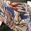 New Spring Women Cotton Scarf Beach Hijab Shawls and Wraps  Luxury Brand Flower Female Foulard Echarpe Designer Bandana