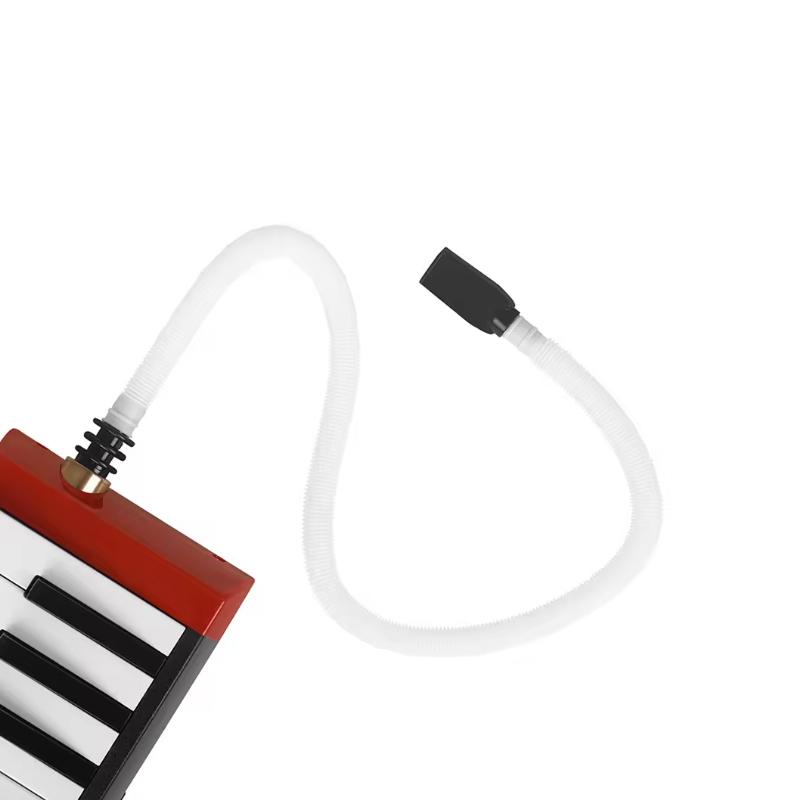 Melodica Replacement Tube With Mouthpiece 32/36/37/41Key Long Melodica Hose Instrument Accessories Curved/Straight Mouthpiece