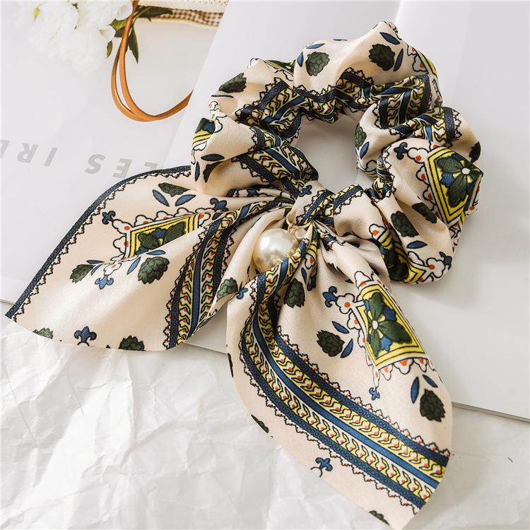New Style Pendant Dog Collar Hairpin for Women, Hair Tie with Knotted Large Butterfly Knot Hair String Head Accessory