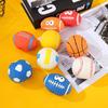 Dog Toys with Sound Latex Chew Balls Raised Texture Teeth Cleaning Flexible Balls Relieve Boredom And Anxiety Chew Toy