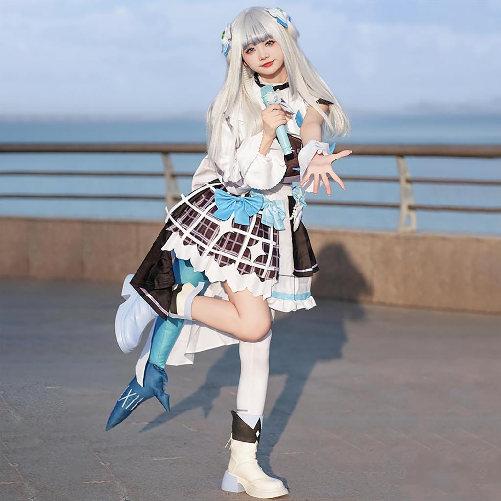 [Milky Time] Hololive Gawl Gura Shark Cosplay Halloween Idol 4th Anniversary