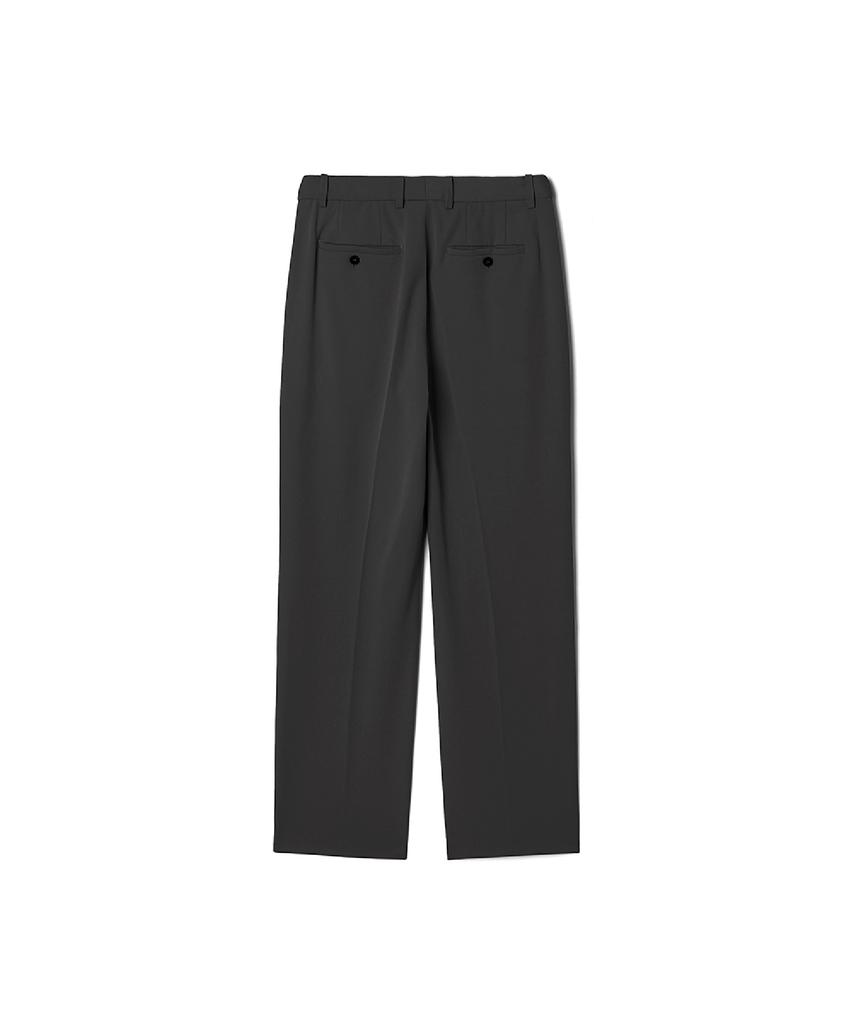 ADHOC Men'S T/R Standard Semi-Wide Pants (Black) (Hcrlp06)