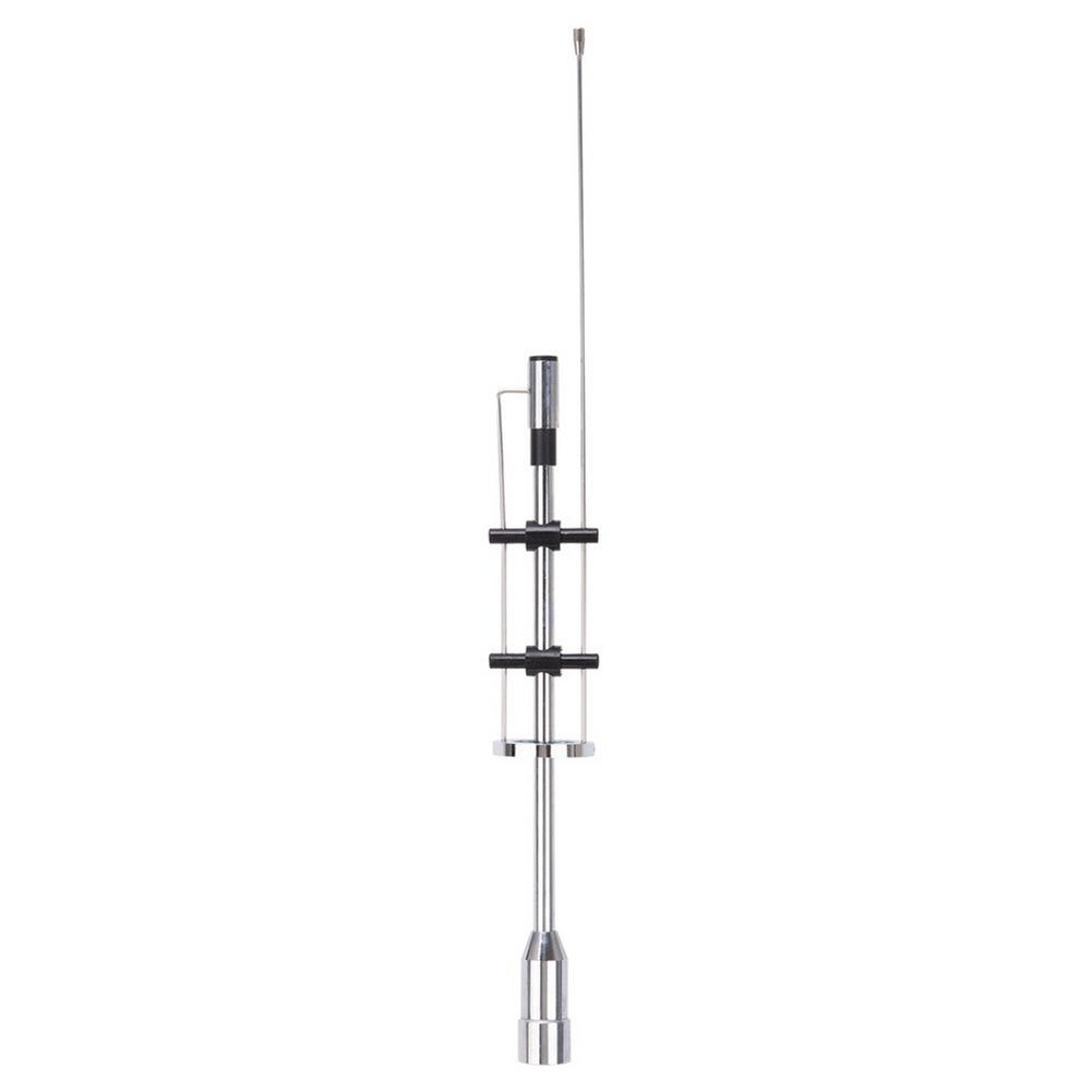 QM82 Dual Band Mobile Radio Antenna CBC435 15 4 Inch Stainless Steel Car Two Way Radio Antenna 145435 MHz with 259 Connector
