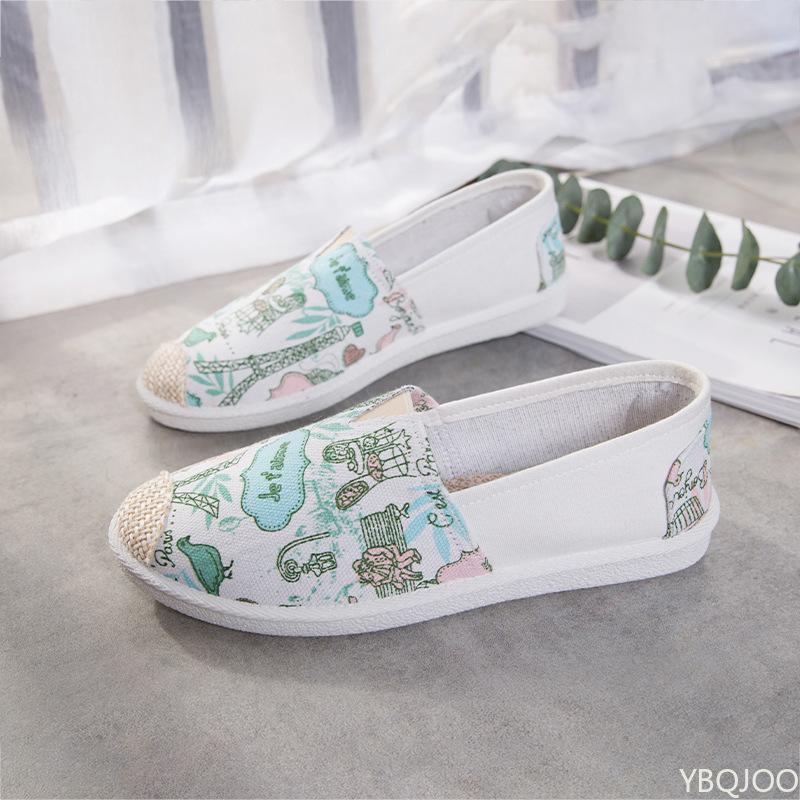 Mode Frühling Herbst neue lässige einfache atmungsaktive flache Schuhe mit runder Zehenpartie weicher Sohle für tägliches Pendeln ohne Ermüdung Einzelner Schuh