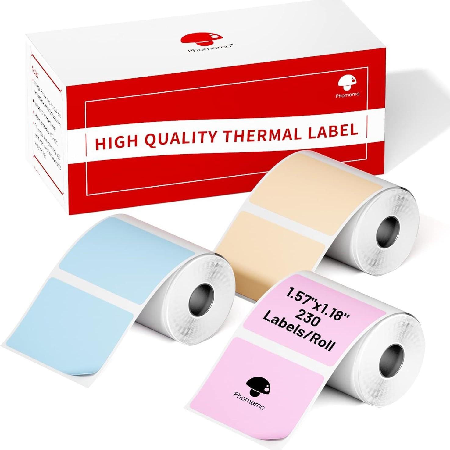 

Водонепроницаемая термобумага для этикеток Phomemo M110/M220/M221 для одежды, ювелирных изделий и супермаркетов