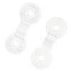 100pcs Shade Cloth Plastic Clips Round Fixing Clips for Greenhouse Outdoor Garden Anti Bird Netting Agricultural