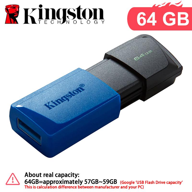 Kingston 128G USB Flash Drive 64G 256G USB3.2 Flash Disk Pen Drive DTXM Memory Stick 3.0 Drives With Protective Cap and Keyring In Multiple Colours