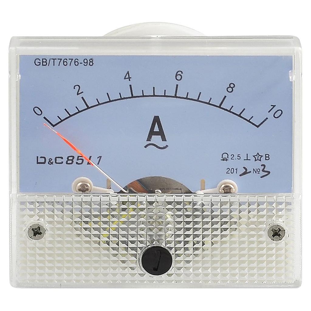uxcell Panel Plastic Analog AC 10A Meter, Housing, Meter, Ammeter,