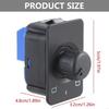 2025 New 4B1959565A Window Side Mirror Switch Electric Switch Adjust Button Suitable For A6 C5 1998-2004 Car Accessories Durable