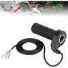 Full Twist Throttle Ebike Throttle 22.5mm / 0.88in Universal Electric Scooter Throttle with 3 Wires for Electric Scooters, Bicycles, Pocket Bikes,