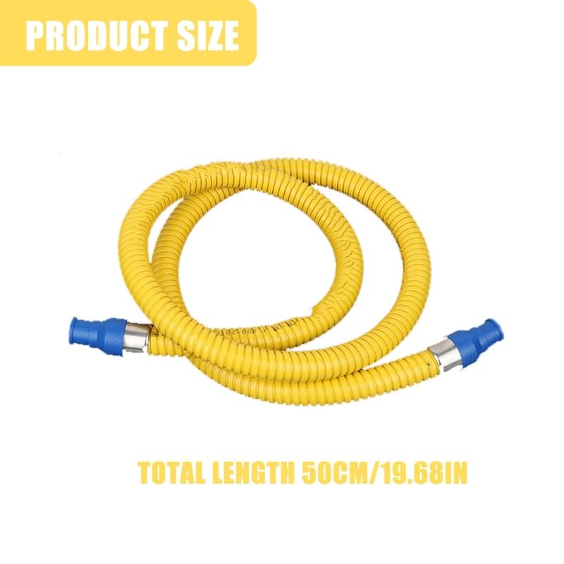 Leak Proof Natural Gas Pipe Stainless Steel Corrugated Gas Pipe Household Liquefied Water Heater Connecting Pipe