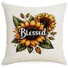 Sunflower Pillow Case European and American Style Home Sofa Pillow Combination Color Sofa Pillow