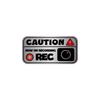 A-001 Dash Recorder Constantly Recording, Strong Adhesive, Hairline, Sticker Silver, Matte Laminate, Security, Waterproof,