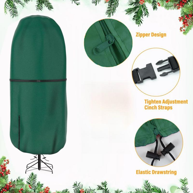 Christmas Tree Organizer Upright Cover for Artificial Trees Upright Adjustable Tear Proof Dust Proof Storage Covers for Protects