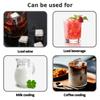 4/6/8 Piece Whiskey Ice Cubes Set with Silicone Head Tongs and Ice Cube Trays Stainless Steel Ice Cubes Reusable