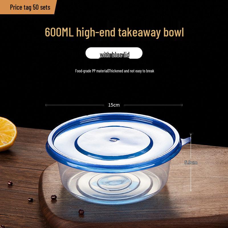 DM Disposable Round Lunch Box Set