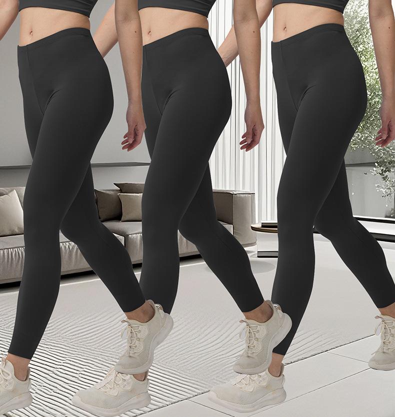Tight-fitting High-waisted Sports Pants Butt-lifting Regular-waist Yoga Leggings Cycling Running