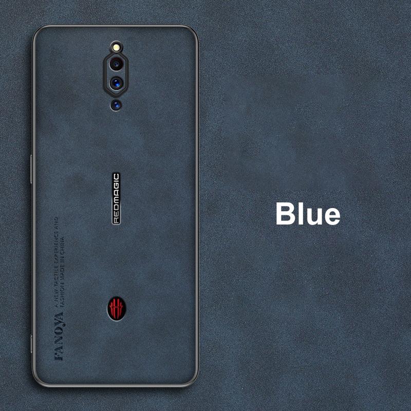 Luxury PU Leather Case For Nubia Red Magic 5G 5S Cover Matte Silicone Shockproof Protection Phone Case For RedMagic 5G 5S Coque