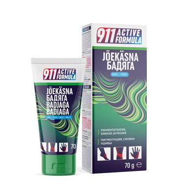 Badjaga Cosmetic Gel 911 Active Formula River Sponge (Badiaga) Gel 70g