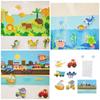 Baby Bath Toys Funny Animal Floating Toy Dinosaur Cognitive Toy EVA Bathing Toys for Kids Children Bathroom Play Game