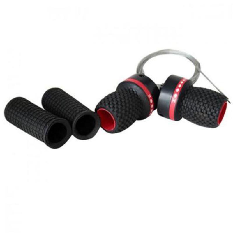 1 Pair Plastics & Rubber Bike Bicycle Cycle Speed Shifter Derailleur Handle Grip Gear Black