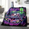 1pc Space Adventure Duo flannel Blanket for Super Soft Cute Comfort Blanket for Travel Bedding Couch Sofa Blanket Y82577