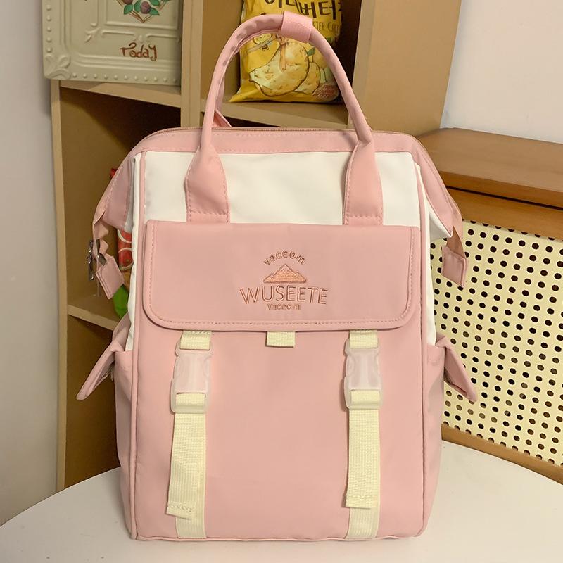 Handbag Elementary school girl High value girl Cute letter children Small backpack
