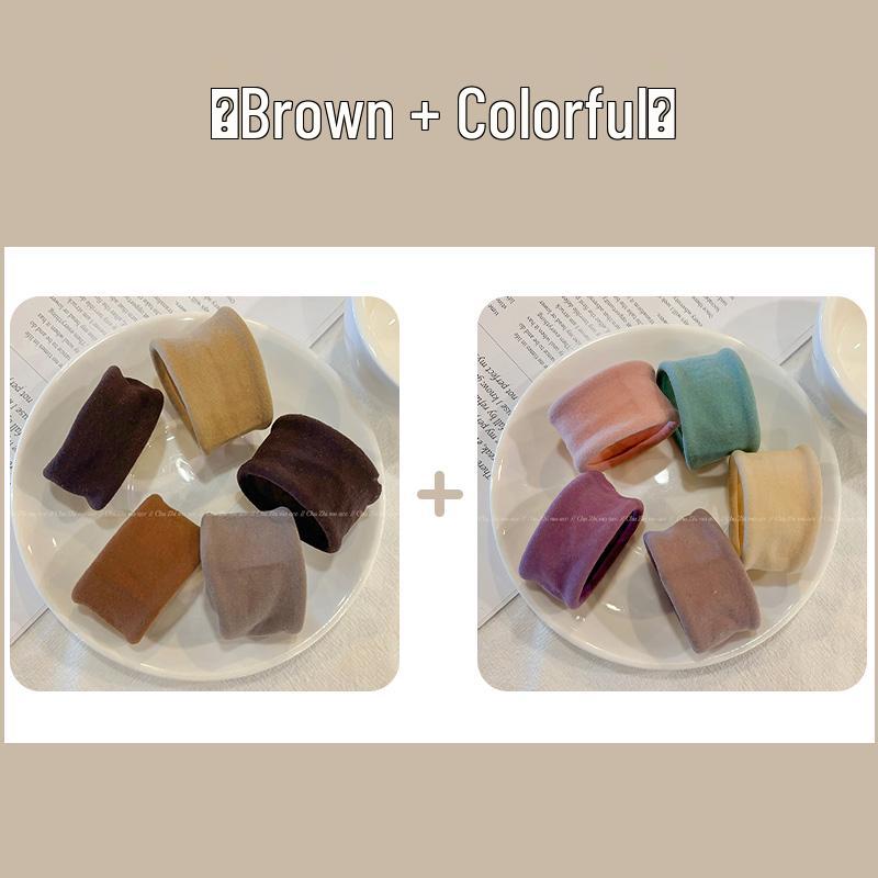 Hochelastisches Haargummi: Damen-Stirnband mit breiter Kante für Pferdeschwanz