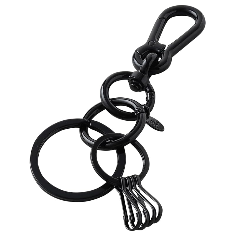 

[TK Takeo Kikuchi] Key case/key chain/charm carabiner keychain 17001901 men s Black(019) 00