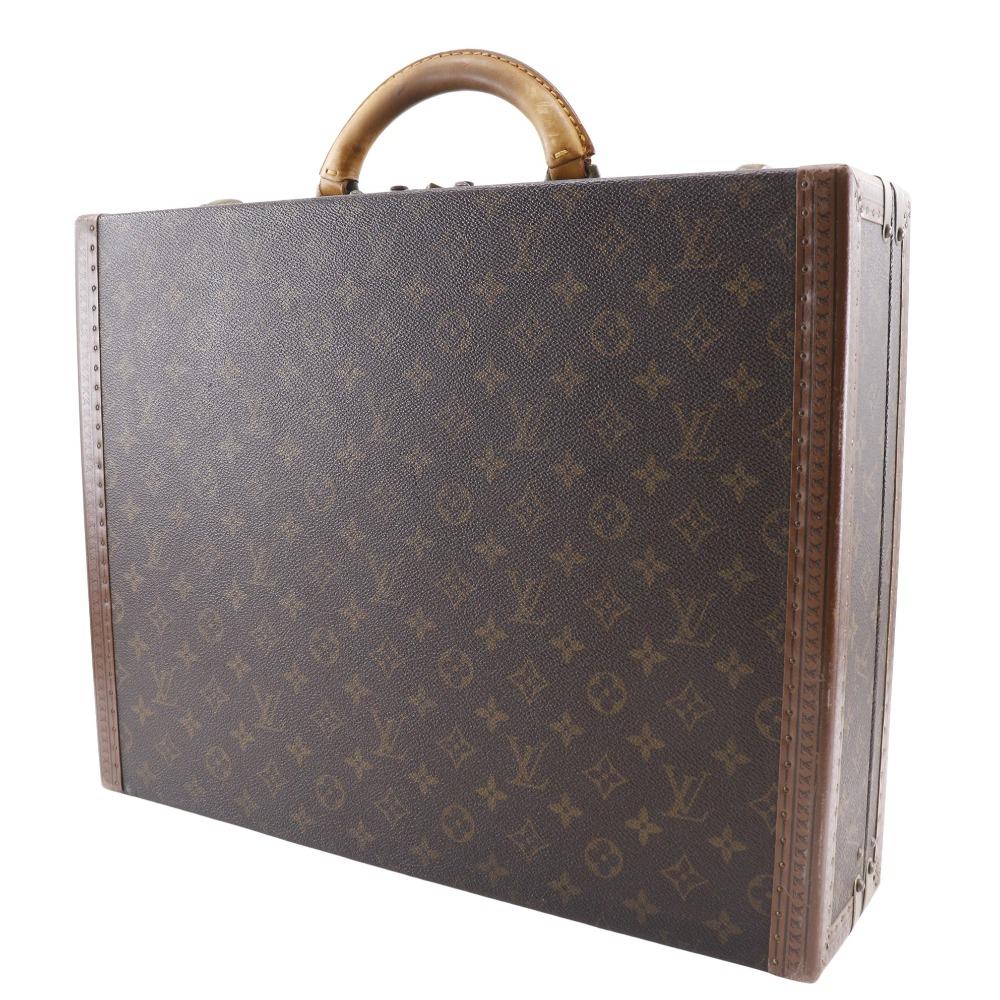 Louis Vuitton Prezidentský kufr M53012 vintage Aktovka Hnědá Monogramová plátnovina unisex Použitý