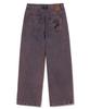 Brown Bless Hinder Post Wide Denim Pants - Purple