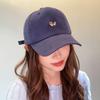 Korean Women Men Baseball Cap Cartoon Corgi Dog Embroidered Solid Color Snapback Hat Unisex Outdoor Sun Hat Cotton Visors