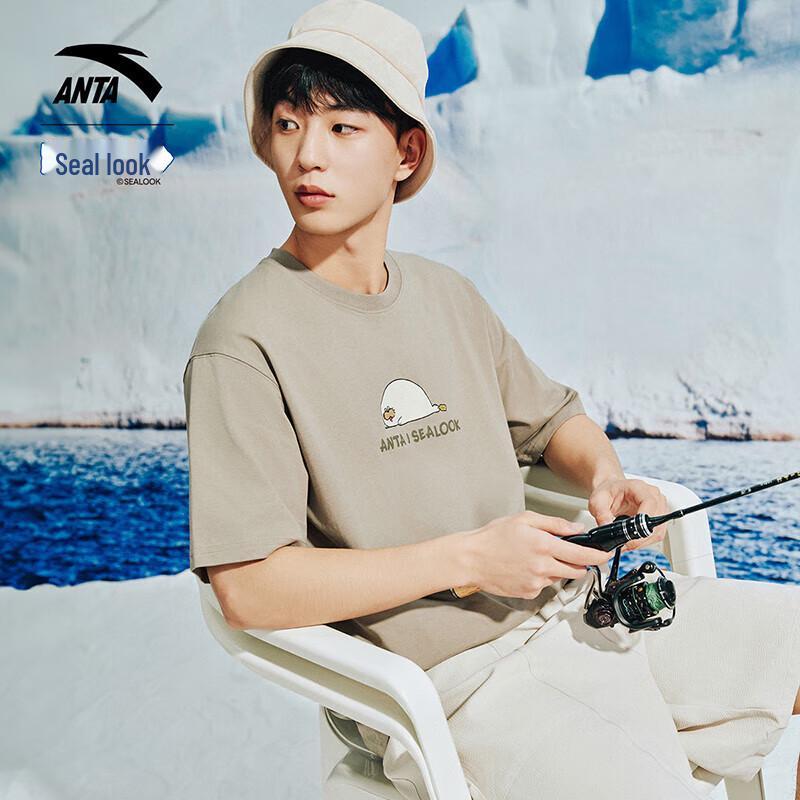 ANTA x Seal Watch Co-branded Short Sleeve T-shirt S