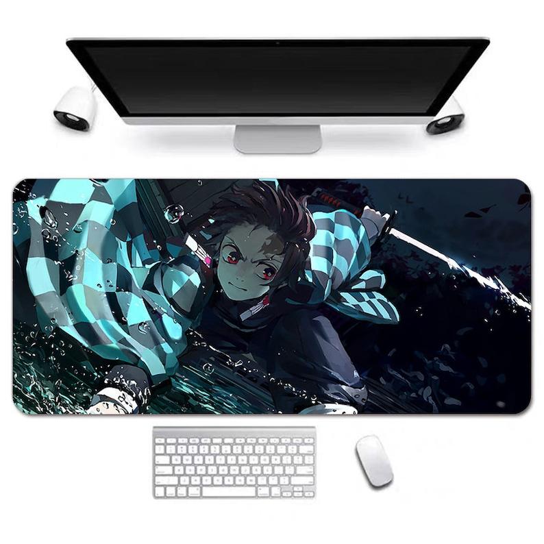 Demon Slayer Anime Mouse Pad PC Gamer gaming Accessory 40*90cm Office Carpet Large Desk Mat XXL Keyboard pad MousePad table mat