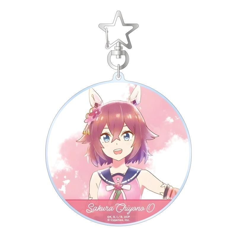 

Umamusume Oguri Cap Fujimasa March Berno Light Sakura Chiyono Keychain Anime Acrylic Keyring Pendant for Gift6CM bagdecorations 6 cm