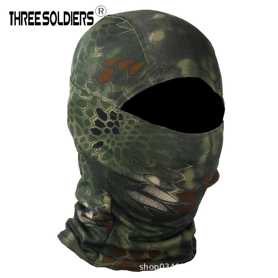 

Python Camouflage Tactical Cycling Balaclava - Sandproof Single-Hole Face Mask One Size